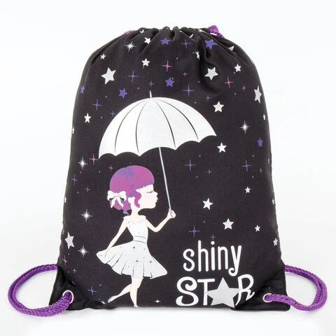 Сумка для обуви BRAUBERG PREMIUM, карман, подкладка, светоотражающие элементы,