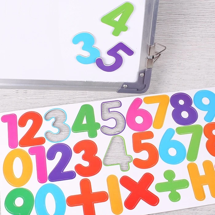 Магниты для доски "Цифры и знаки" (набор) 23шт Магниты для доски "Цифры и знаки" (набор) 23шт