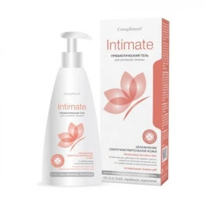 Compliment INTIMATE Гель для интимной гигиены с пребиотиками 250мл/12шт Compliment INTIMATE Гель для интимной гигиены с пребиотиками 250мл/12шт