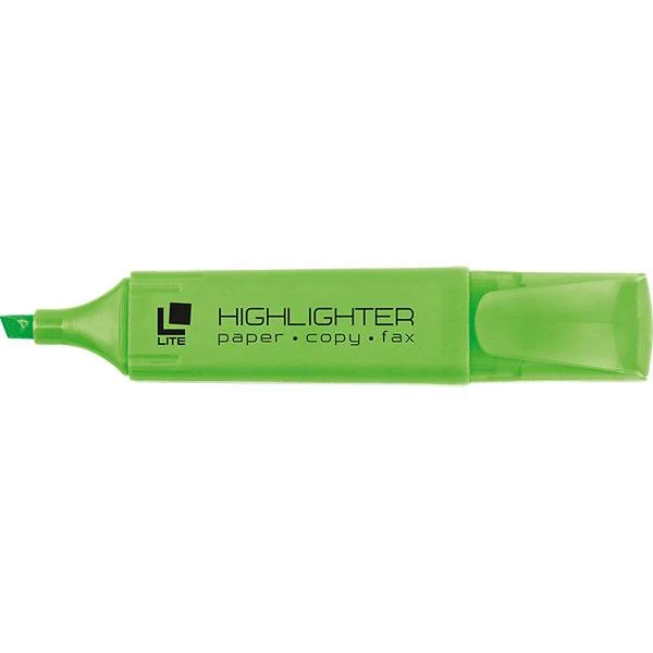 Маркер текстов. LITE классический 1-5 мм зелен. скошенный: FML01G штр.: