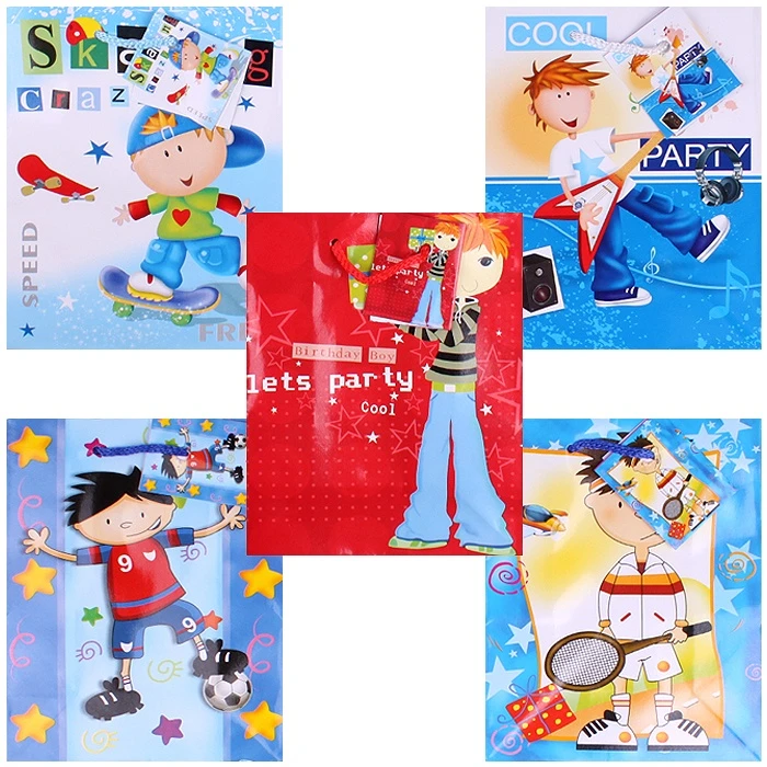 Пакет подарочный 12*15*6см "Darvish" "детский"