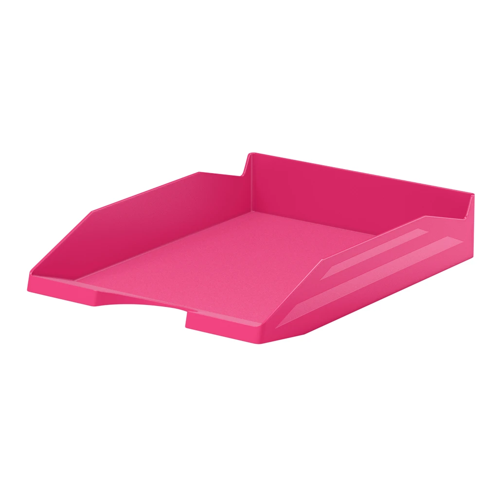 Лоток для бумаг пластиковый Erich Krause® Office, Bubble Gum, розовый Лоток для бумаг пластиковый Erich Krause® Office, Bubble Gum, розовый