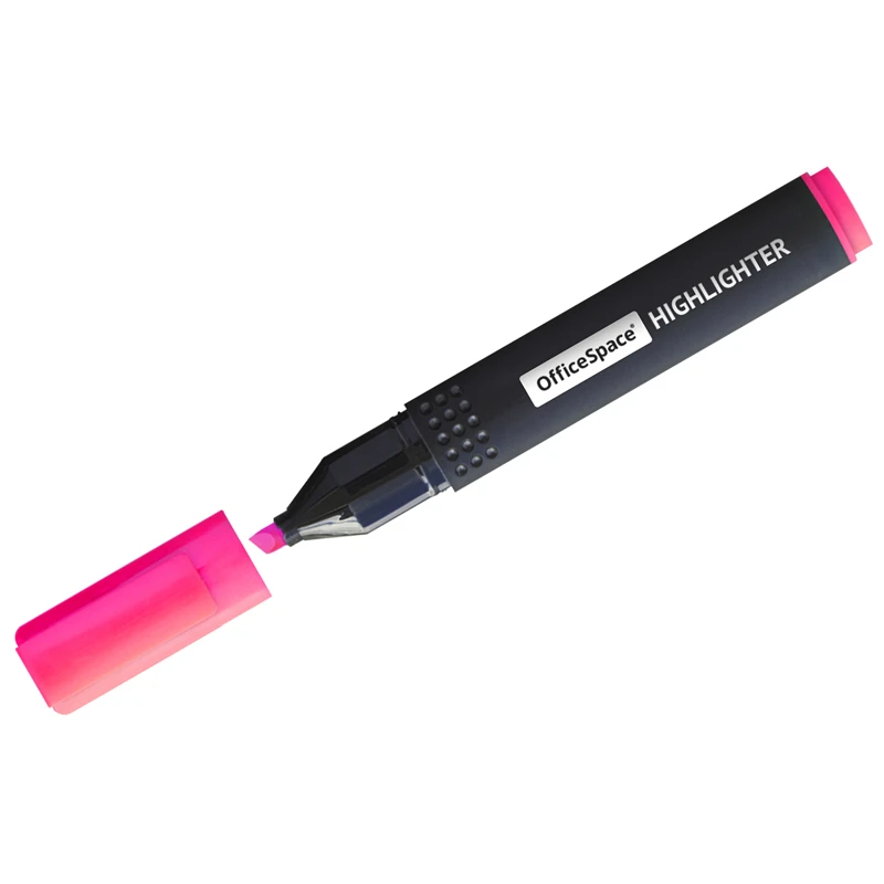 Текстовыделитель OfficeSpace розовый, 1-4мм Текстовыделитель OfficeSpace розовый, 1-4мм