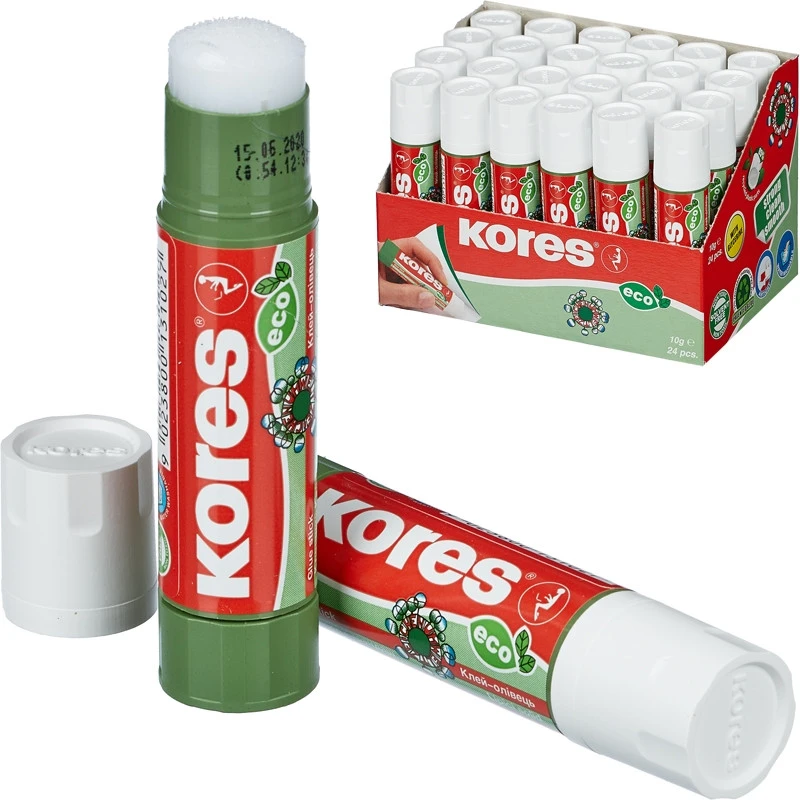 Клей-карандаш 10г KORES Glue-eco штр. 9023800131027 Клей-карандаш 10г KORES Glue-eco штр. 9023800131027