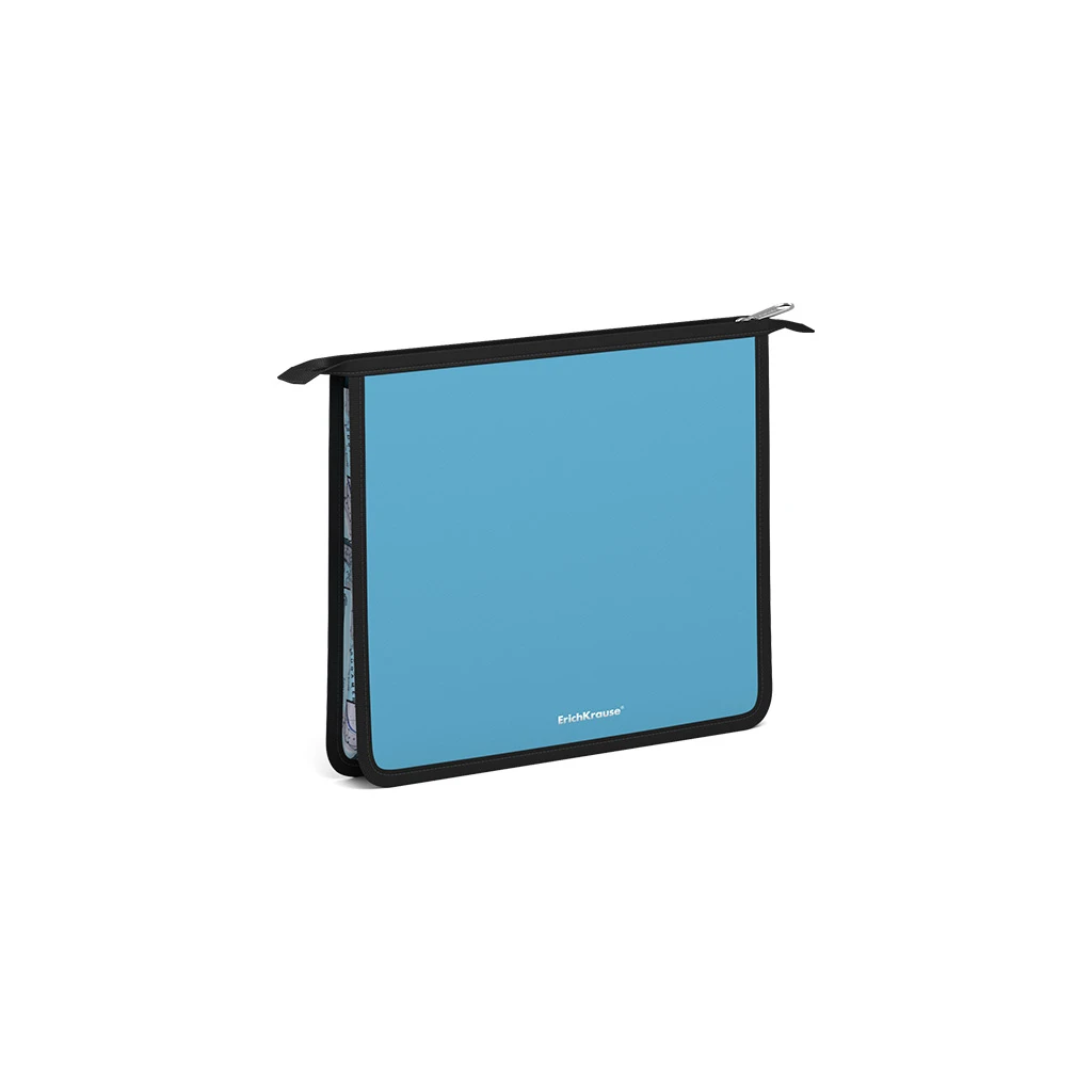 Папка для тетрадей на верхней молнии пластиковая Erich Krause® New Lands, A5+ (в