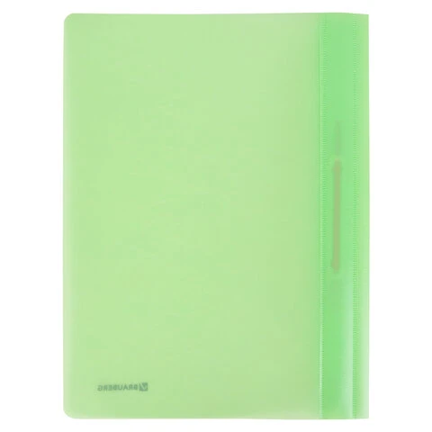 Скоросшиватель пластиковый BRAUBERG "Pastel" А4, 130/180 мкм, мятный, Скоросшиватель пластиковый BRAUBERG "Pastel" А4, 130/180 мкм, мятный,