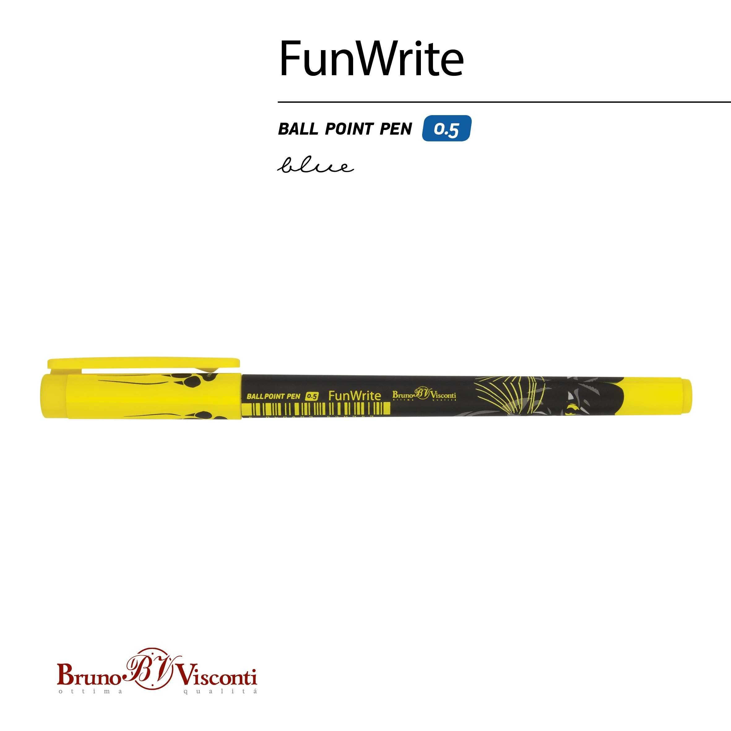 РУЧКА "FunWrite. Взгляд зверя. Пантера" ШАРИКОВАЯ 0.5 ММ, СИНЯЯ РУЧКА "FunWrite. Взгляд зверя. Пантера" ШАРИКОВАЯ 0.5 ММ, СИНЯЯ
