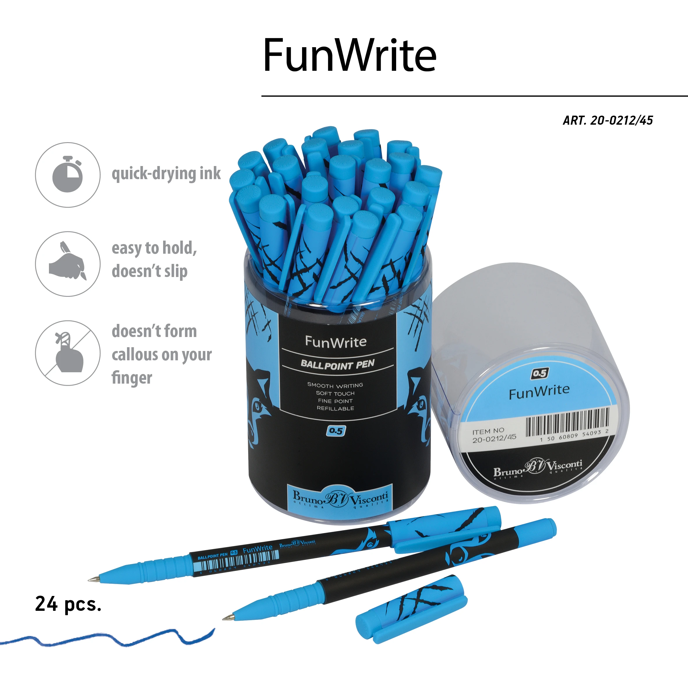 РУЧКА "FunWrite. Взгляд зверя. Волк" ШАРИКОВАЯ 0.5 ММ, СИНЯЯ РУЧКА "FunWrite. Взгляд зверя. Волк" ШАРИКОВАЯ 0.5 ММ, СИНЯЯ