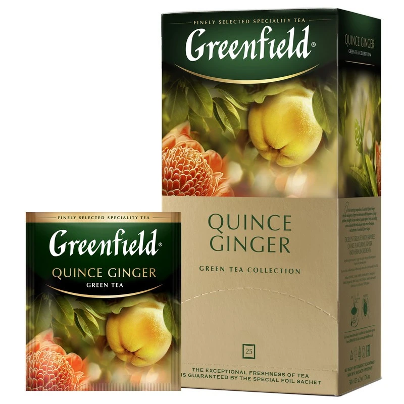 Чай Greenfield Quince Ginger зел, 25пак Чай Greenfield Quince Ginger зел, 25пак