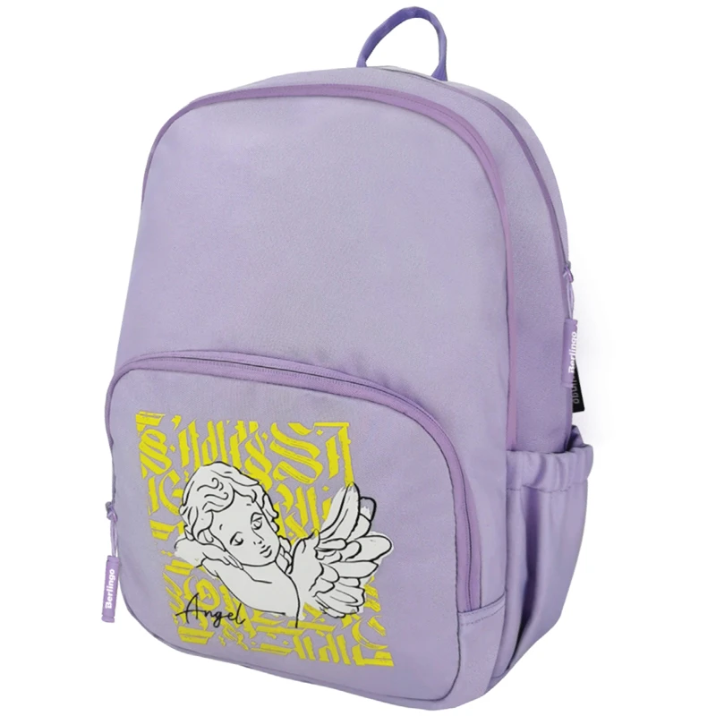 Рюкзак Berlingo Light "Angel lilac" 39,5*28*16см, 2 отделения, 3