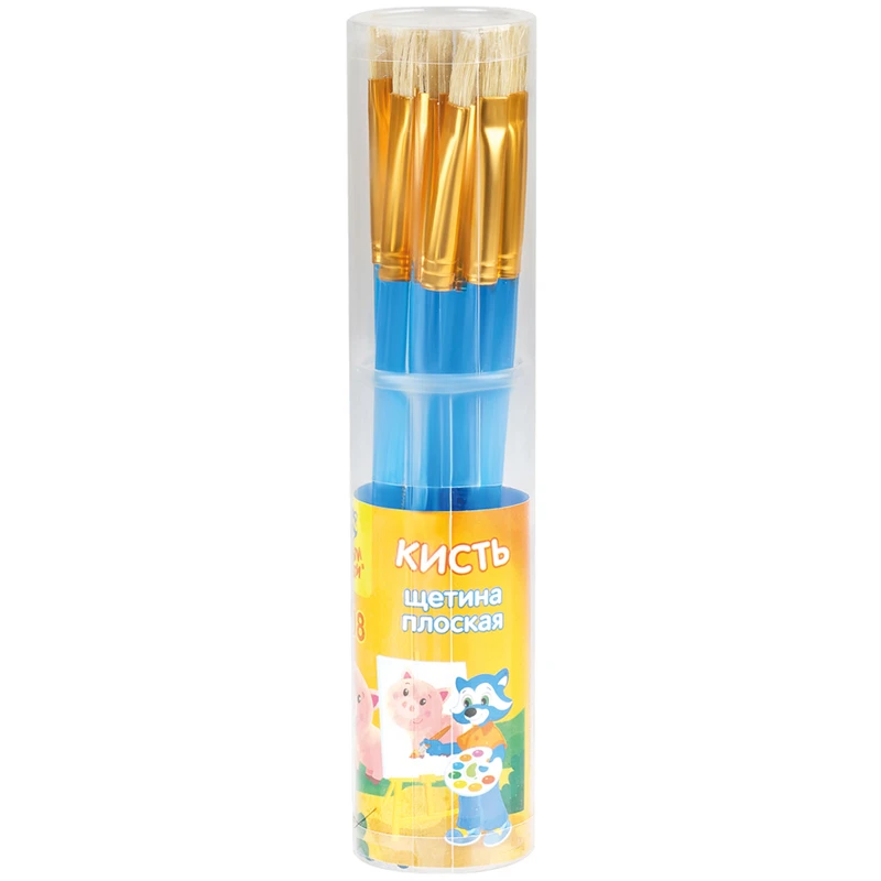 Кисть щетина, Мульти-Пульти, плоская №08 Кисть щетина, Мульти-Пульти, плоская №08