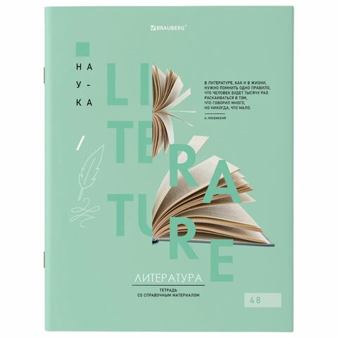 Тетрадь предметная со справочным материалом VISION 48 л., обложка картон,