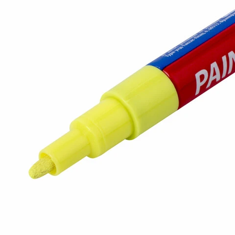 Маркер-краска лаковый EXTRA (paint marker) 2 мм, ЖЕЛТЫЙ, УЛУЧШЕННАЯ Маркер-краска лаковый EXTRA (paint marker) 2 мм, ЖЕЛТЫЙ, УЛУЧШЕННАЯ