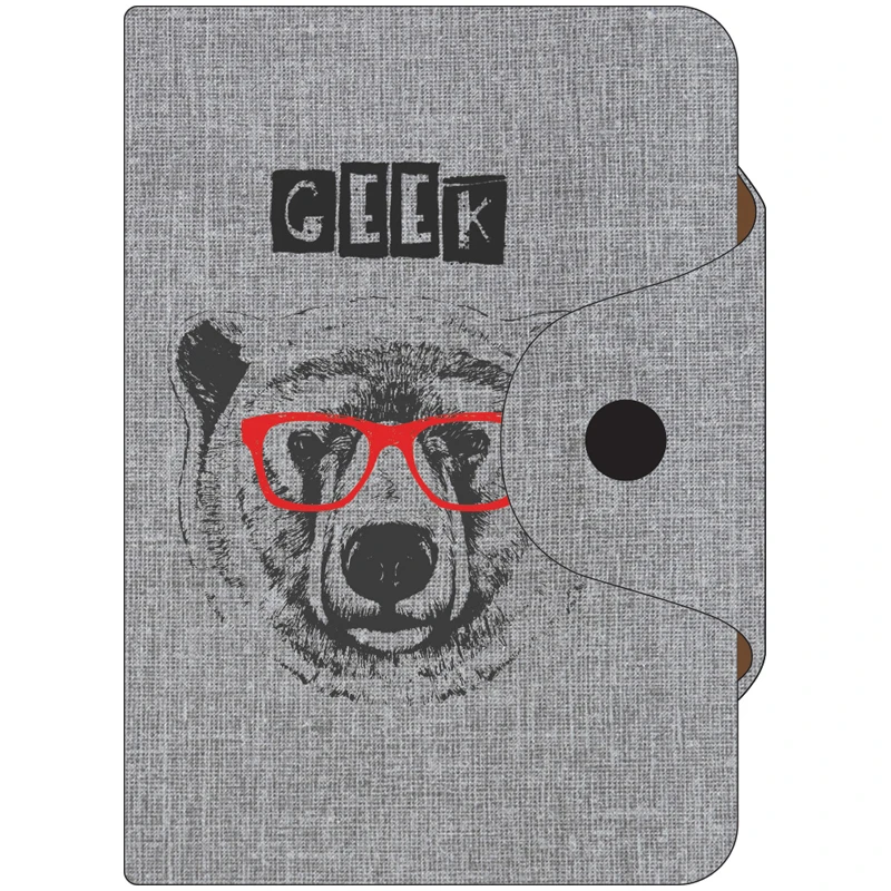 Визитница карманная OfficeSpace "Geek", 10 карманов, 75*110мм, ПВХ Визитница карманная OfficeSpace "Geek", 10 карманов, 75*110мм, ПВХ