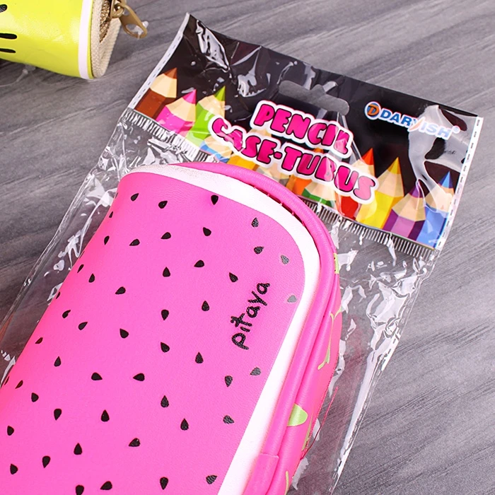 Пенал мягкий тубус "Darvish" ассорти "фрукты"