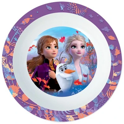 Тарелка пластиковая (глубокая, для СВЧ). Холодное сердце 2