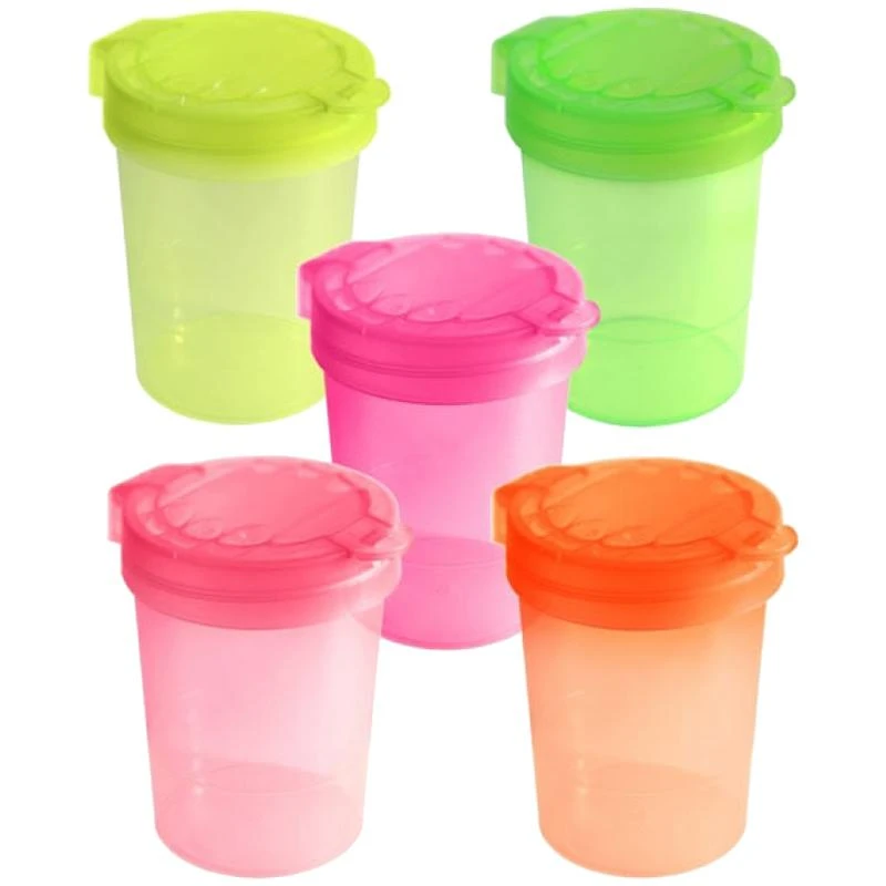 Стакан-непроливайка Стамм "Премиум Creative", с крышкой, ассорти СН358