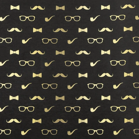 Бумага упаковочная "For Men", 70x100 см, 10 дизайнов ассорти, ЗОЛОТАЯ Бумага упаковочная "For Men", 70x100 см, 10 дизайнов ассорти, ЗОЛОТАЯ