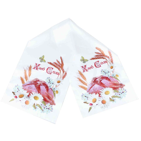 Рушник Хлеб Соль ромашки 150 см х 45 см Рушник Хлеб Соль ромашки 150 см х 45 см