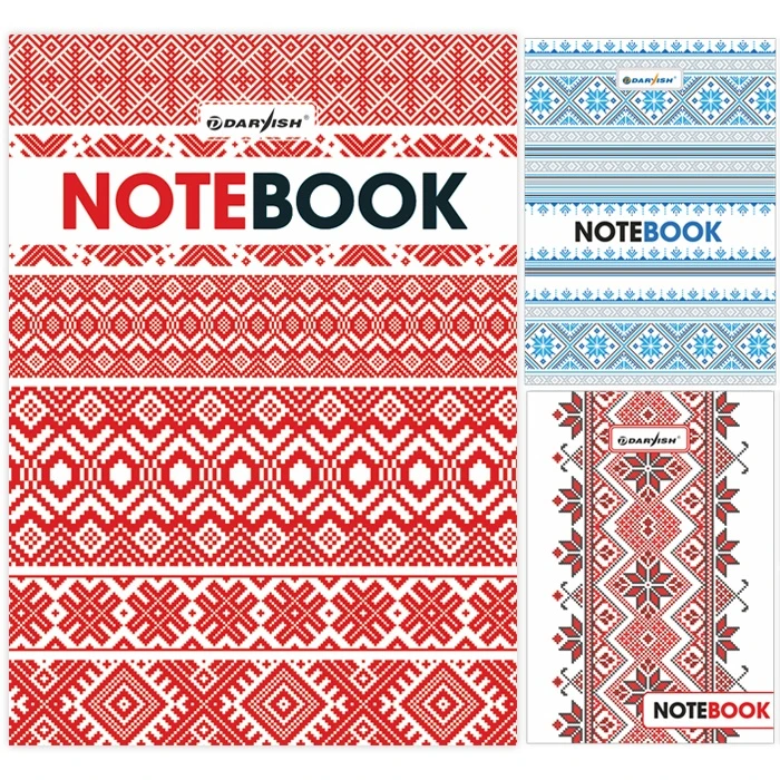 Блокнот 7*10см 60л "Орнаменты" на гребне