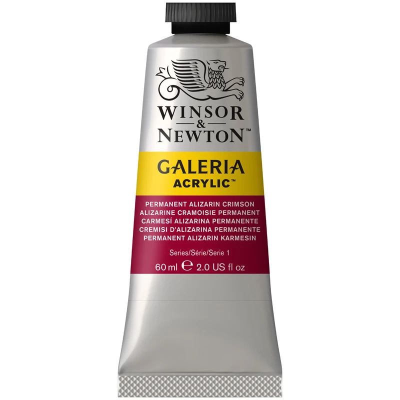 Краски акриловые Winsor&Newton "Galeria", 60 мл, туба, Краски акриловые Winsor&Newton "Galeria", 60 мл, туба,