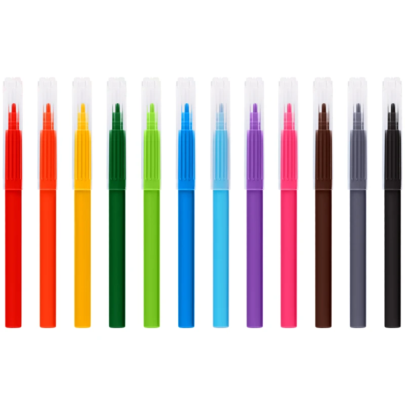 Фломастеры ArtSpace "Рисунки. Lovely animals", 12цв., смываемые,