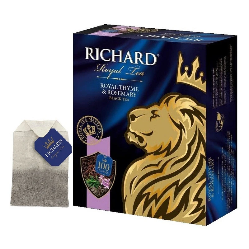 Чай Richard Royal Thyme&amp;Rosemary черный, 100 пак