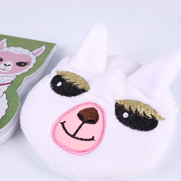 Набор канцелярский (блокнотА7, 48листов, монетница) Лама "Darvish" на