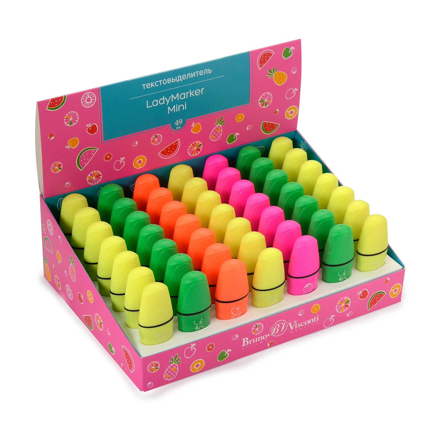 ТЕКСТОВЫДЕЛИТЕЛЬ "LadyMarker Mini", ЖЕЛТЫЙ/ЗЕЛЕНЫЙ/РОЗОВЫЙ/ОРАНЖЕВЫЙ В ТЕКСТОВЫДЕЛИТЕЛЬ "LadyMarker Mini", ЖЕЛТЫЙ/ЗЕЛЕНЫЙ/РОЗОВЫЙ/ОРАНЖЕВЫЙ В