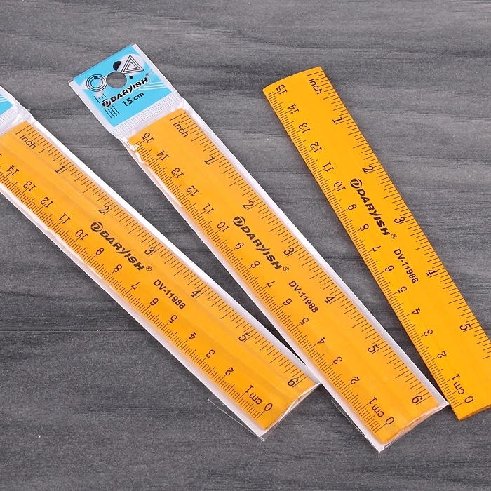 Линейка  15см деревянная