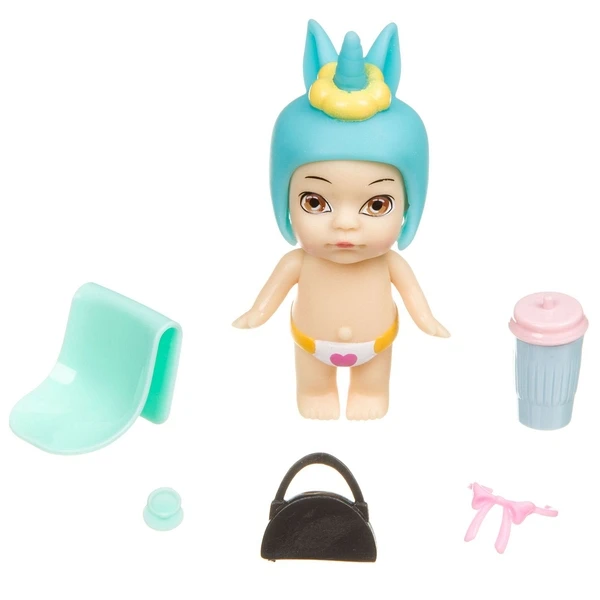 Набор игровой Bondibon куколка OLY в шапочке с животным  и аксессуарами в
