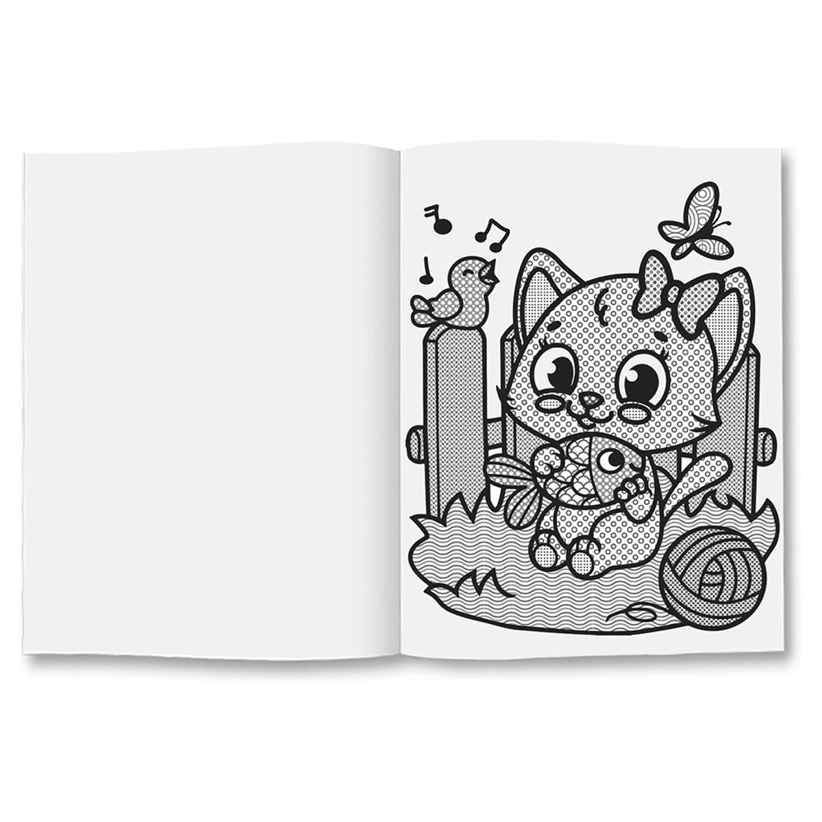 Раскраска водная 200*250 ГЕОДОМ "Для малышей. Веселые котята", 12стр.