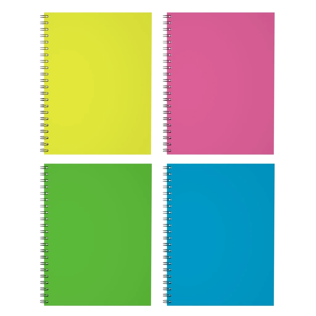 Тетрадь общая ученическая на спирали Erich Krause Neon, А4, 120 листов, клетка, Тетрадь общая ученическая на спирали Erich Krause Neon, А4, 120 листов, клетка,