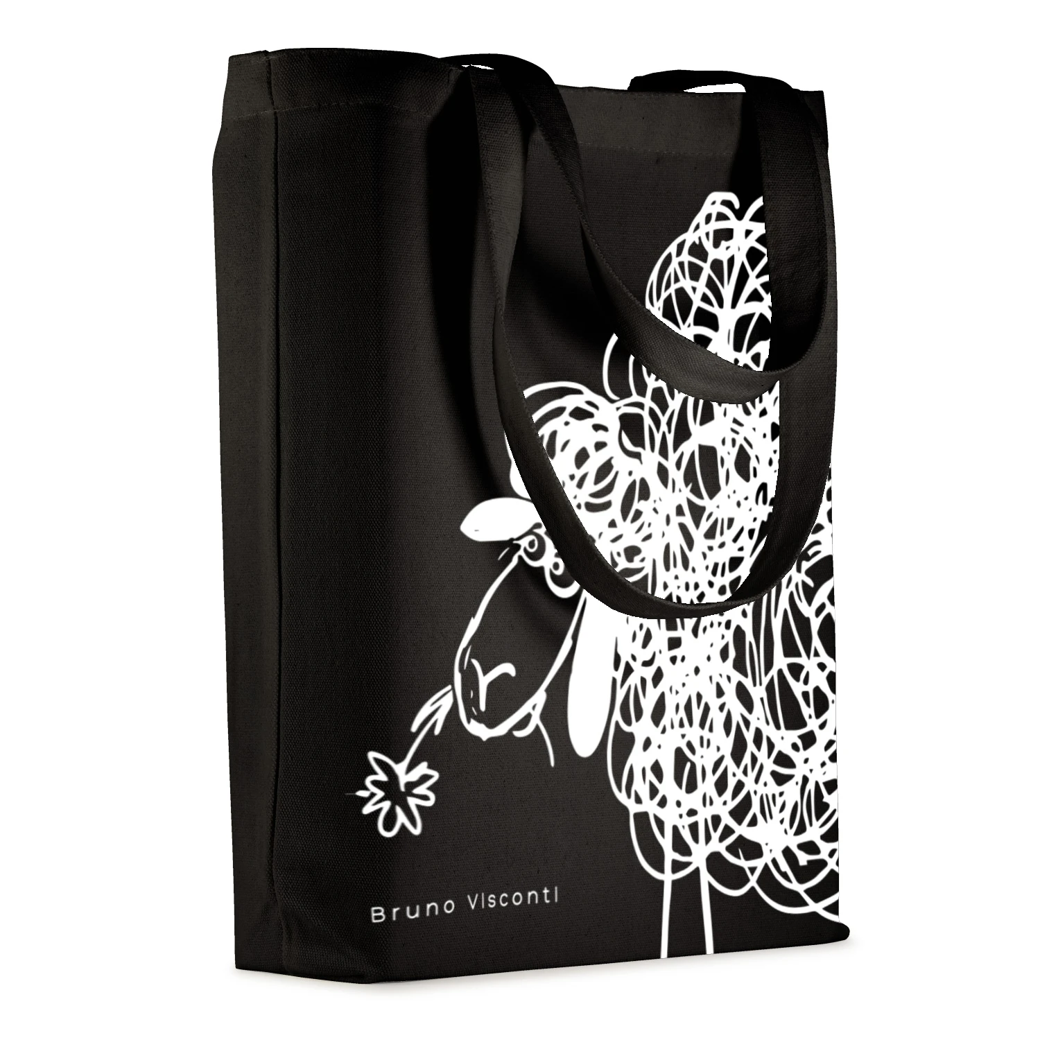 СУМКА-ШОППЕР BLACK "МИЛАЯ ОВЕЧКА" 34х36 см