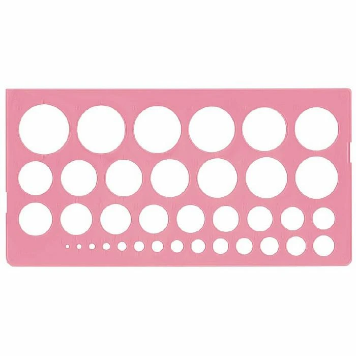 Линейка окружностей от 1 до 36мм,ТТ-21 штр.  4620000633099