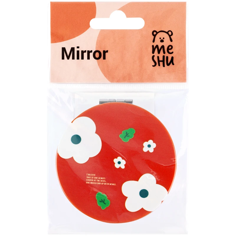 Зеркальце карманное складное MESHU "Flower magic"