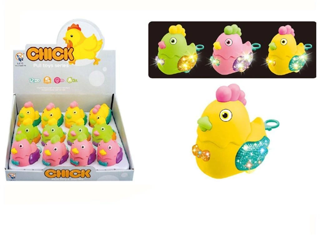 Игрушка инерционная Курочка, свет, элементы питания AG13*2шт. входят в комплект,