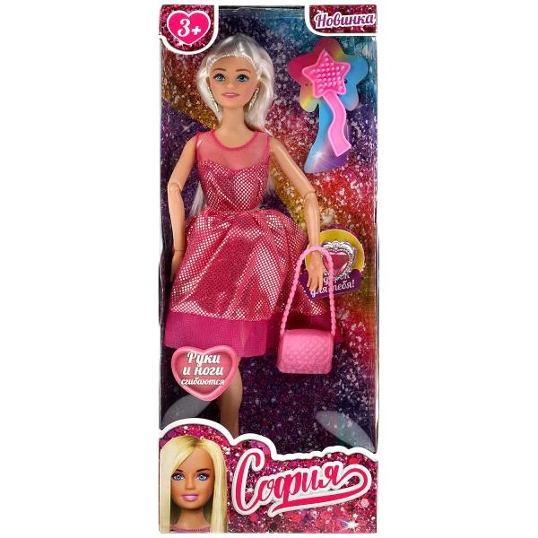 Кукла 29 см София, подарок для девочи, акс, в коробка. КАРАПУЗ