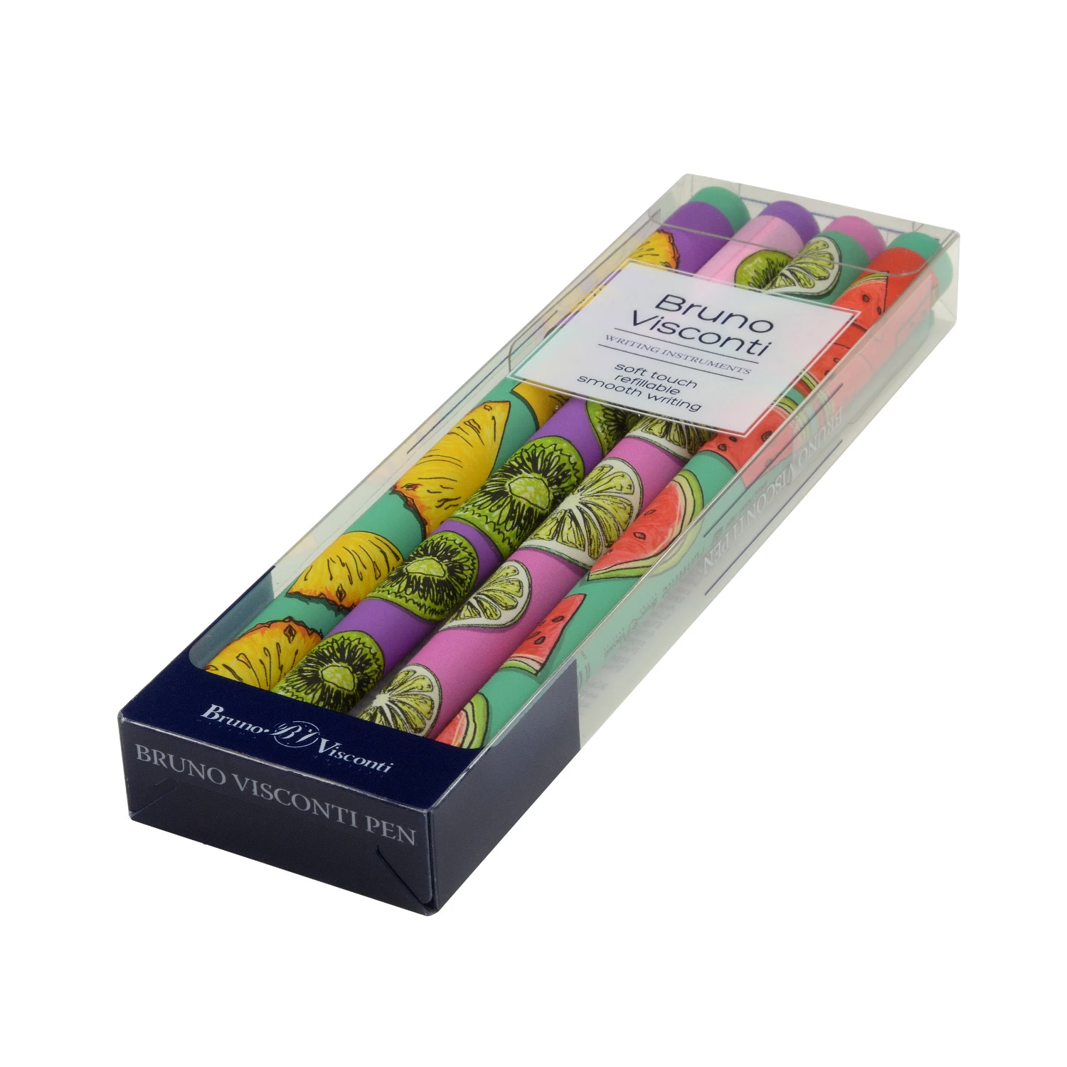 НАБОР ИЗ 4-Х РУЧЕК "FunWrite" ВИД 12. ШАРИКОВЫХ 0,5 ММ.СИНЯЯ