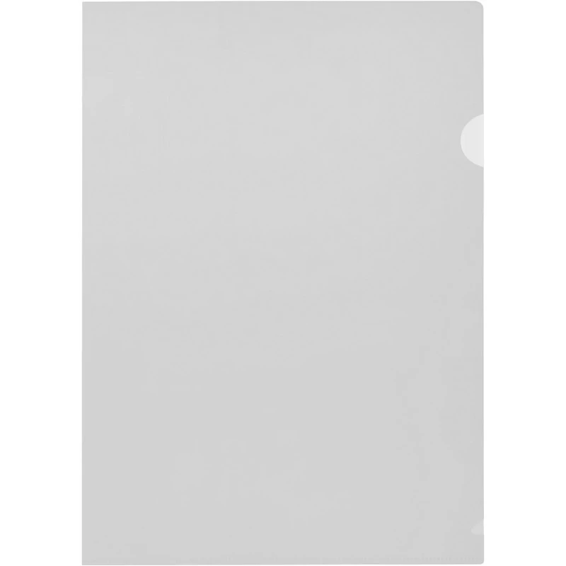 Папка-уголок Attache Economy 100мкм OfficeSET прозрачный, 100шт/уп