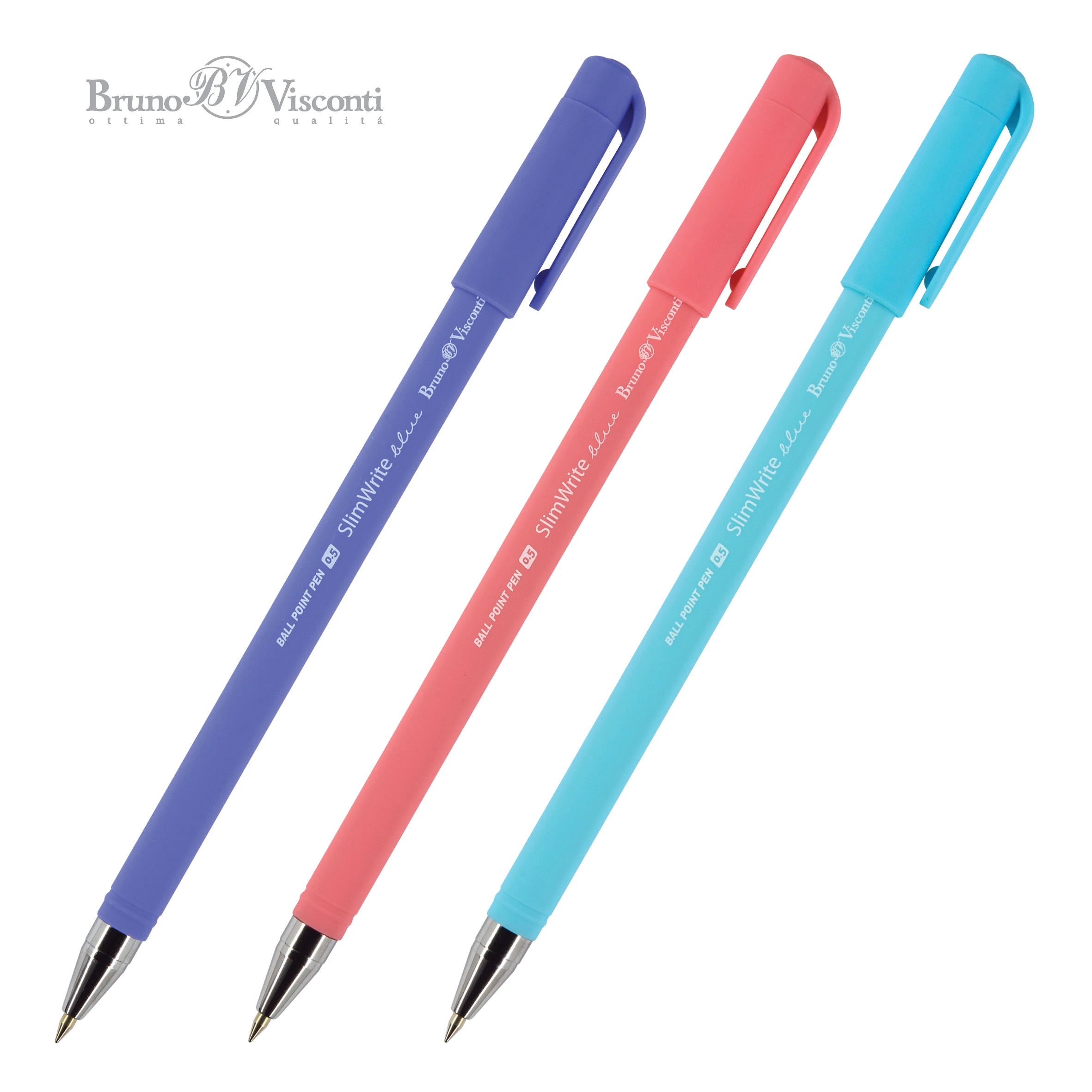 НАБОР ИЗ 2-Х РУЧЕК "SlimWrite.JOY" ШАРИКОВАЯ 0.5 ММ, СИНЯЯ НАБОР ИЗ 2-Х РУЧЕК "SlimWrite.JOY" ШАРИКОВАЯ 0.5 ММ, СИНЯЯ