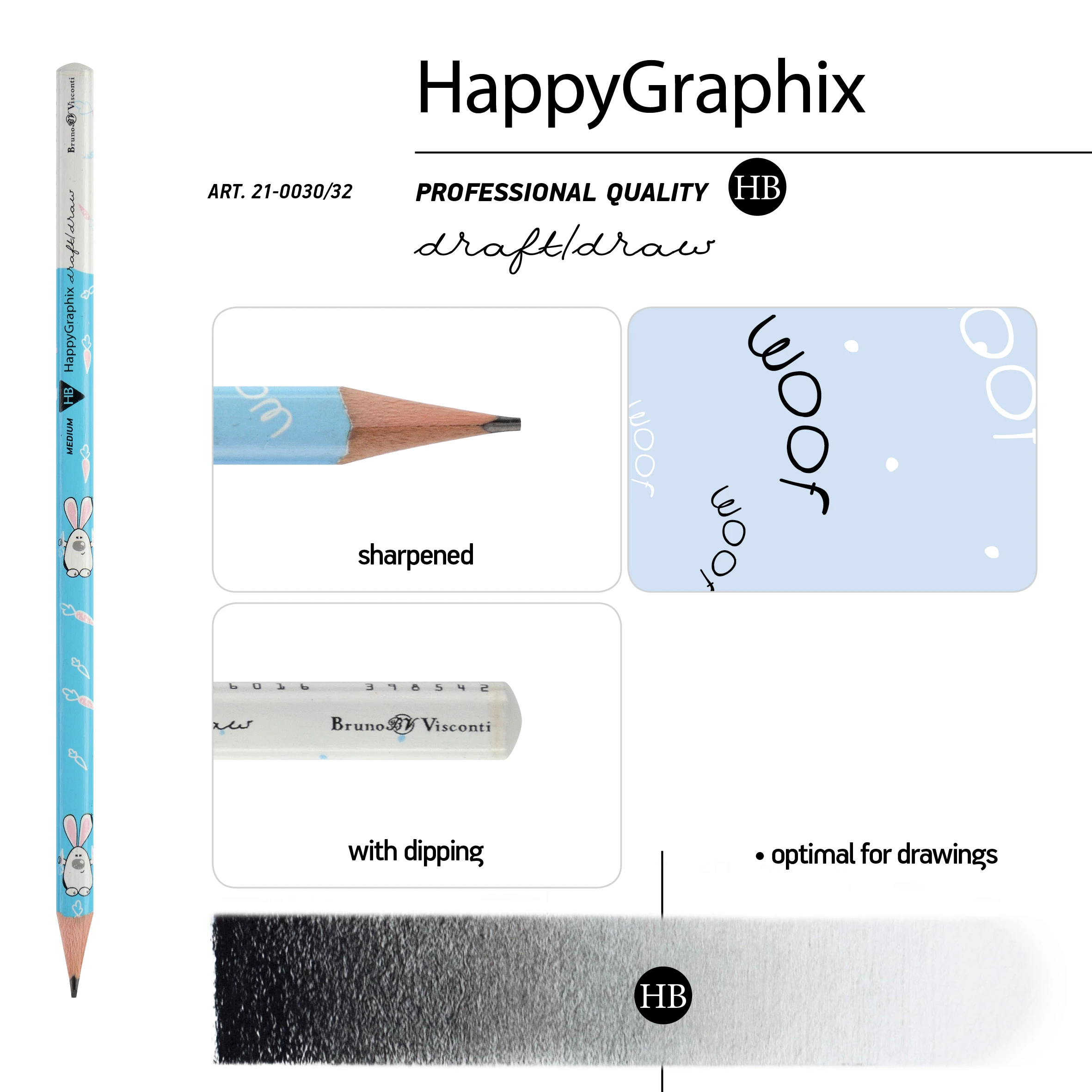 КАРАНДАШ ЧЕРНОГРАФИТОВЫЙ "HappyGraphix" ВЕСЕЛАЯ СОБАЧКА НВ КАРАНДАШ ЧЕРНОГРАФИТОВЫЙ "HappyGraphix" ВЕСЕЛАЯ СОБАЧКА НВ