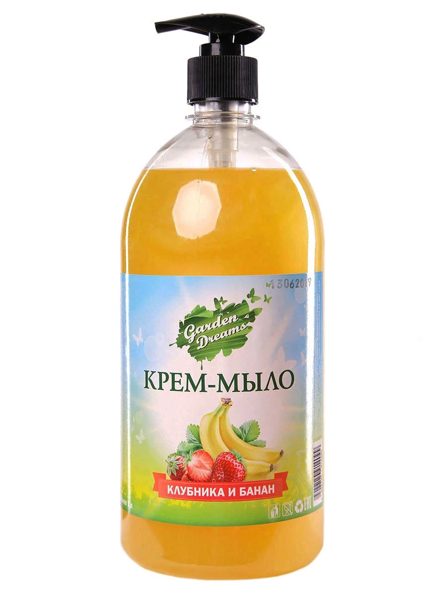 ТБХ Жидкое крем-мыло "Garden Dreams" 1000мл. Клубника и Банан 00085202