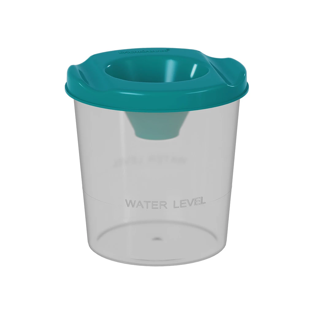 Стакан-непроливайка ErichKrause® Vivid, бирюзовый