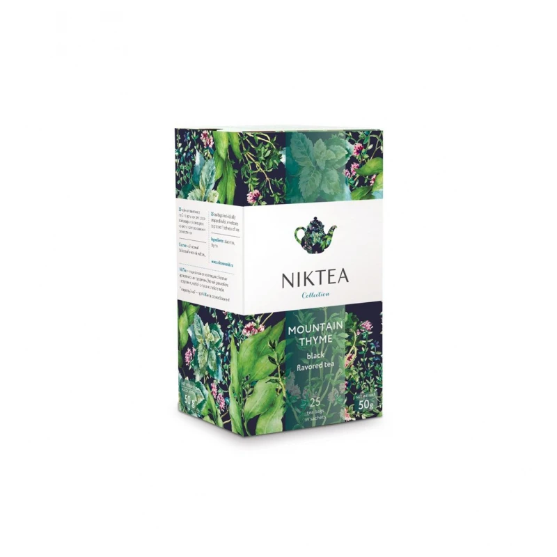 Чай Niktea черный Горный Чабрец, 25пак/1уп.