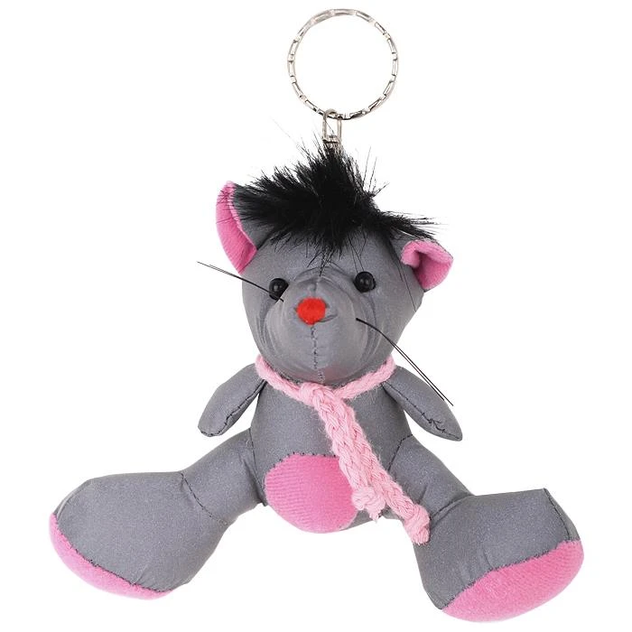 Светоотражающий брелок-игрушка мышка