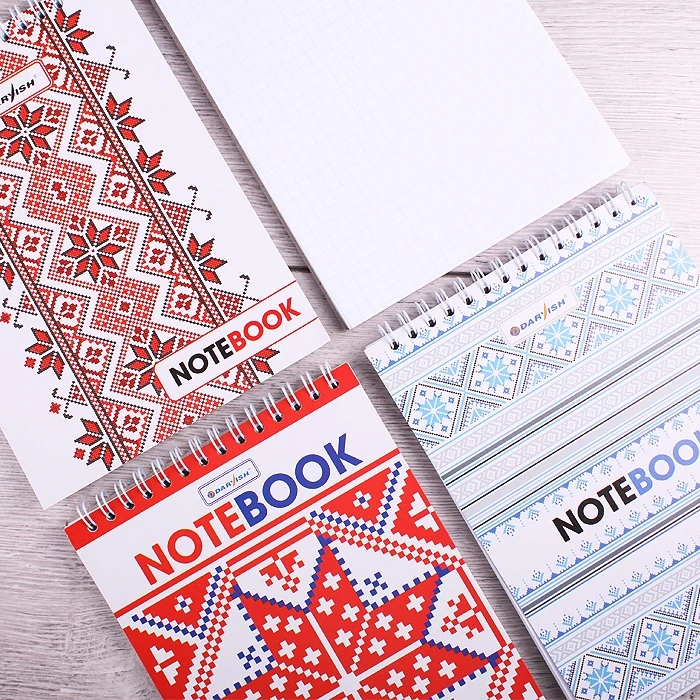 Блокнот 7*10см 60л "Орнаменты" на гребне