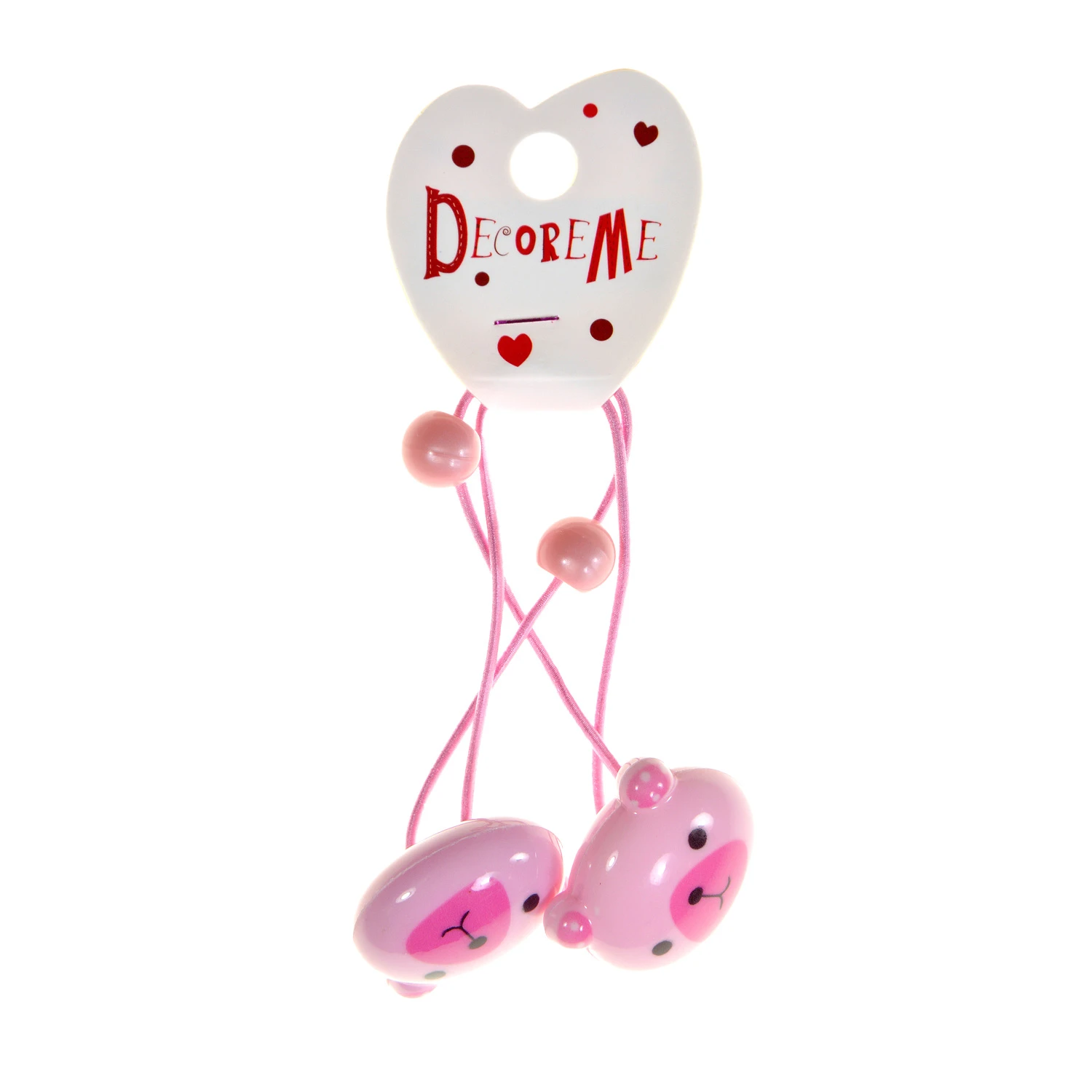 РЕЗИНКА ДЛЯ ВОЛОС "МИШУТКИ" 2 ШТ, 3 ЦВЕТА