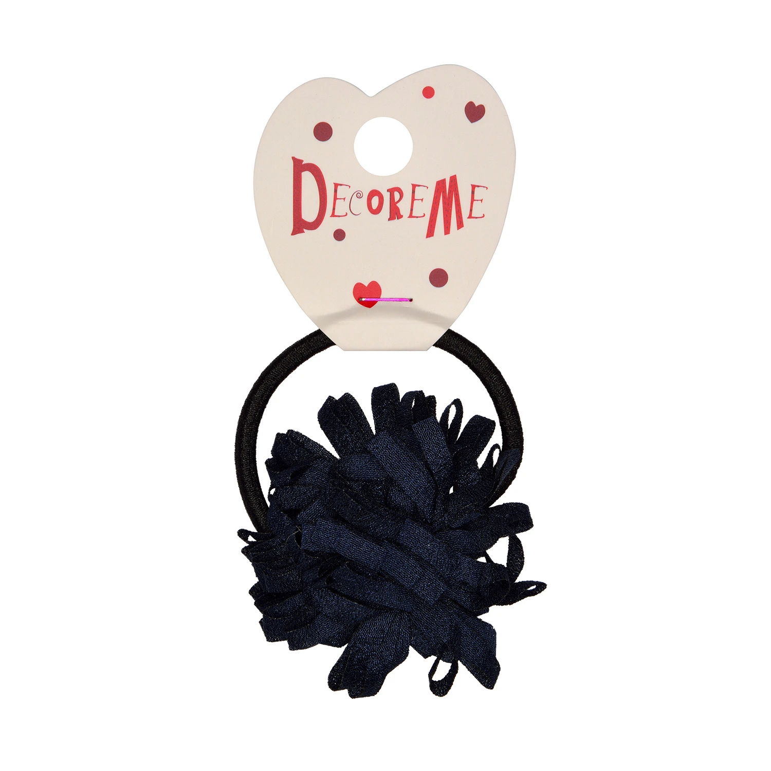 РЕЗИНКА ДЛЯ ВОЛОС "ТЕМНО-СИНЯЯ ХРИЗАНТЕМА" 1 ШТ, 1 ВИД