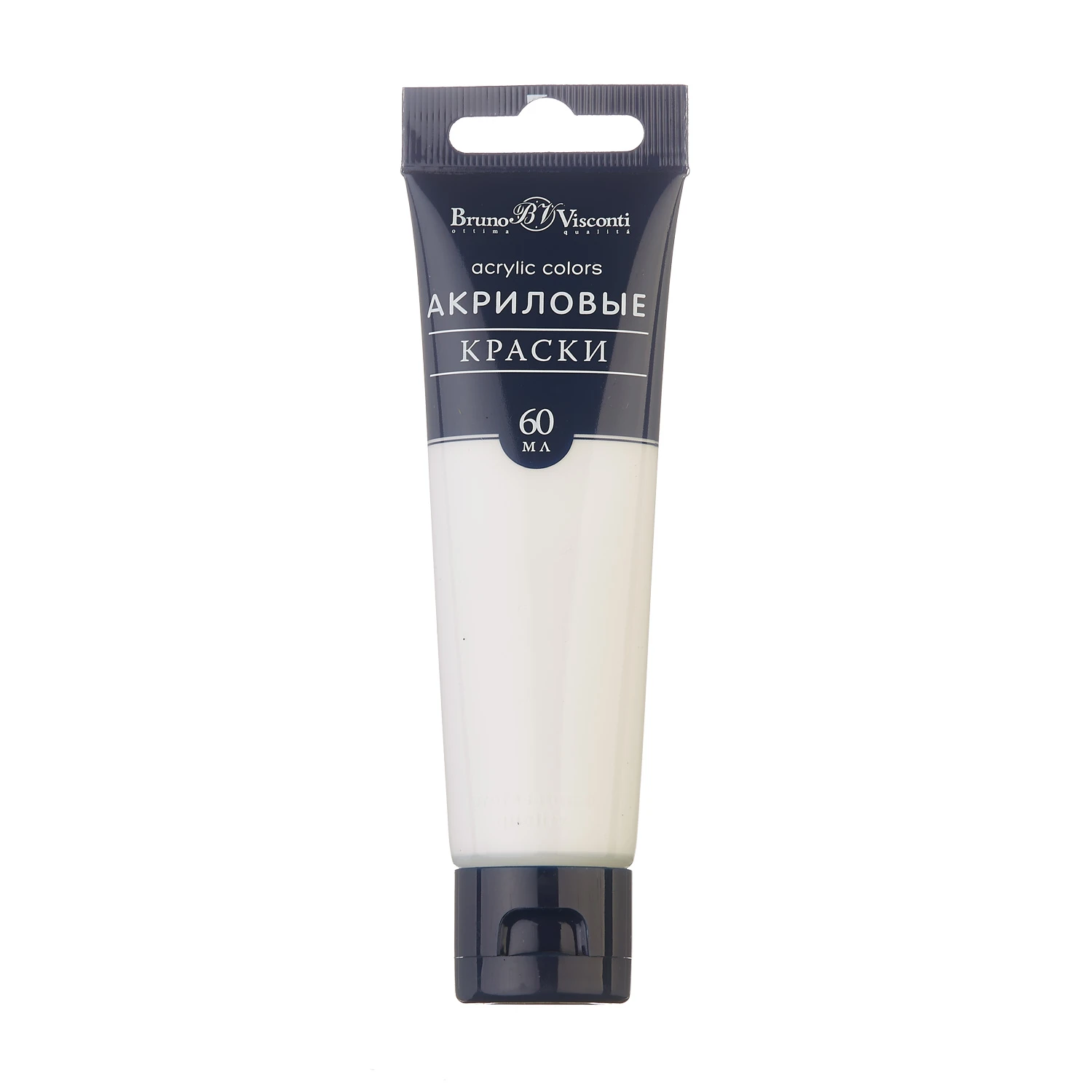 АКРИЛОВАЯ КРАСКА, БЕЛАЯ, 60 МЛ
